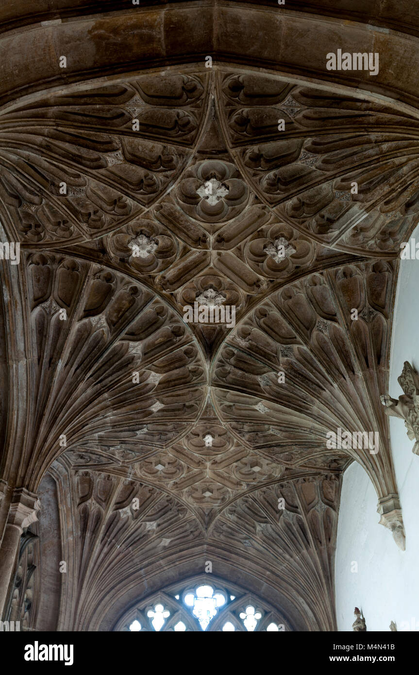 The Wilcote Chapel ceiling, St. Mary`s Church, North Leigh, Oxfordshire
